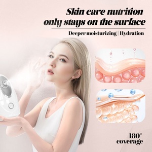 Vaporisateur facial ionique portable, appareil d'hydratation ionique pour le visage, appareil de beauté pour raffermir la peau, vaporisateur facial à domicile - Product Image 5
