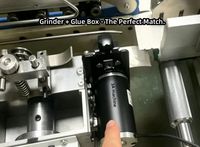 Mini500 Machine automatique de pliage et de collage à froid pour boîtes en carton laminé avec revêtement UV, 230 m/min, pour plastique à froid
