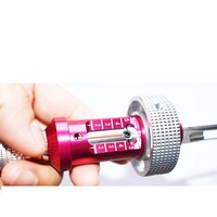Haoshi Mul T 5 7 Pines MUL T LOCK 5R 5L 7X7 Decodificadores Múltiples Herramientas de Cerrajería para Cerraduras de Puerta Multlock