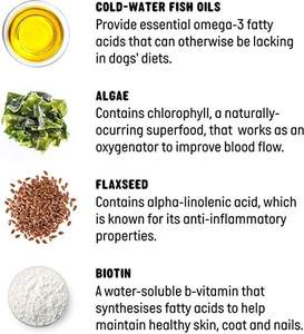 WANZIBEI Custom Omega 3 olio di pesce per cani mastica morbida con biotina vitamina <span class=keywords><strong>E</strong></span> Omegas mastica olio di salmone per prurito pelle secca - Product Image 4