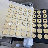 Machine automatique haute productivité pour la fabrication de 400 friandises pour animaux de compagnie, biscuits en forme d'os / machine à façonner les biscuits croustillants pour boulangerie