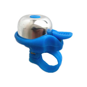 Mini timbre de bicicleta, timbre de pulgar rojo de aluminio y plástico, sonido fuerte, bocina para bicicleta de montaña con sonido claro para ciclismo - Product Image 2