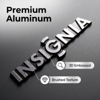 Etiqueta de Metal Impermeable Personalizada con Logotipo en Relieve, Placa de Identificación de Aluminio con Autoadhesivo