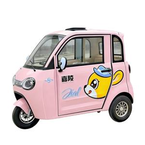 Mini Tricycle <span class=keywords><strong>Électrique</strong></span> Personnalisable à <span class=keywords><strong>3</strong></span> <span class=keywords><strong>Roues</strong></span> de 1000W pour Passagers, Trike Fermé à 2 Portes, Type de Carrosserie Clos - Product Image 4