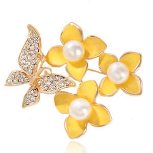 Broche de Perlas de Agua Dulce con Baño de Oro, Broches de Aleación para Uso Diario, Regalo para Mujeres, Compromiso, Boda, Fiesta - Product Image 4