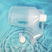 Bouteille HDPE avec étiquettes 2L bébé en plastique liquide détergent à lessive conditionneur de tissu adoucissant bouteilles d'emballage