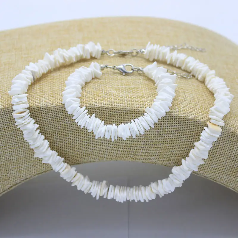 Ожерелье ручной работы в стиле бохо из натуральной ракушки Puka, гавайская летняя Раша, ожерелья для женщин и мужчин