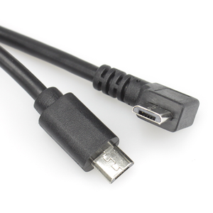 24awgx2c + 28x1P + 28awgx1c + AL góc phải Adapter màu đen Micro USB Cáp OTG Cáp mimining algorythmack PVC 2m dây đồng Cổ Phiếu - Product Image 5