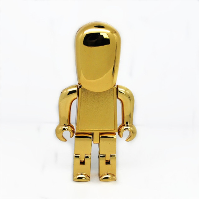 Creative High Quality Stainless Steel Robot Shape USB 3.0 Flash Drive with Custom Logo New in Stock 1-128GB Capacity Encryption