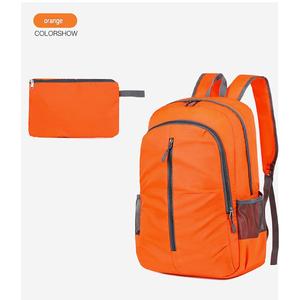 Sac à dos de randonnée unisexe léger, imperméable, tendance, portable, avec doublure en polyester et fermeture éclair - Product Image 2