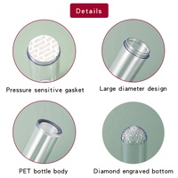 Flacon vide en plastique de 50ml/55ml/75ml/80ml/100ml, pilules épaisses à paroi transparente en PET, conteneur essence, bouteille en plastique