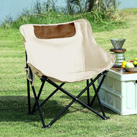 Chaise de camping double avec logo personnalisé, chaise pliante d'extérieur de haute qualité, légère et économique