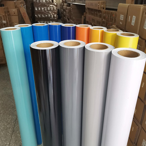 Nhà máy cung cấp vĩnh viễn đồ họa Vinyl Sticker PVC tự dính cắt màu Vinyl CuộN - Product Image 1