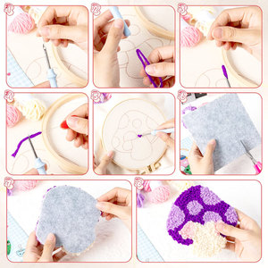 New The Bear Punch Needle <b>Kit</b> <b>for</b> <b>Beginners</b> Punch Needle <b>Kits</b> Adults <b>Beginner</b> Decoration <b>Embroidery</b> <b>Kit</b> - Product Image 6