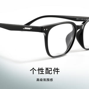 Monturas de Gafas Cuadradas Coreanas TR90 9079, Montura Completa Ligera con Lentes de PC, Gafas para Mujer, Origen Danyang - Product Image 1