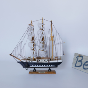 Tùy Chỉnh 33Cm Hải Lý Bằng Gỗ Trang Trí Máy Tính Để Bàn HMS Bounty/Passat/Belem/Cutty Sark Cao Mô Hình Tàu 13 "Hiển Thị Tàu Mô Hình Thuyền - Product Image 6