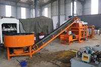 Machine de fabrication de blocs de béton hydraulique semi-automatique QT4-20/Prix de la machine de fabrication de briques Tunisie/Machine de moulage de blocs Nigéria