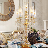 Lampe de table en cristal de luxe européenne, éclairage d'intérieur, décoration pour hall d'hôtel, villa, mariage, salle à manger, salon, verre fabriqué en Chine