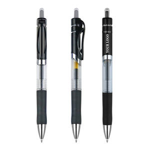 Penne Gel Retrattili OEM Blu/Rosse con Punta da 0,5mm, Stampa Digitale su Plastica per Cancelleria e Uso Promozionale - Product Image 2