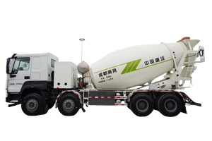 Camion malaxeur à béton électrique pur 8x4 de fabrication chinoise, moteur électrique haute puissance, automatique, Euro 6, conduite à gauche, nouvelle énergie - Product Image 5