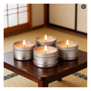 Lot de boîtes à bougies modernes en gros, vides, avec couvercles de luxe, pour marque privée, remplissage, échantillonnage, réseau, programme mondial, suite complète - Product Image 4