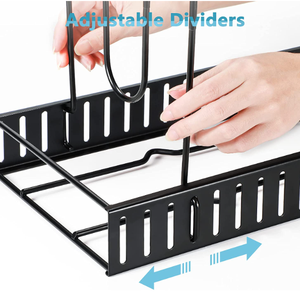 Étagère à casseroles à 8 niveaux à faire soi-même, organisateur de casseroles et de poêles pour armoire, organisateur de couvercles, organisateur de casseroles pour l'organisation et le <span class=keywords><strong>rangement</strong></span> de la cuisine - Product Image 6