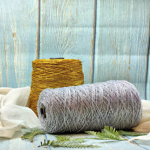 เครื่องทำขนมปังโลหะสีเงินและสีทองขนาด3มม. สำหรับตกแต่งงานตัดเย็บลายเกลียวและงานประดิษฐ์คริสต์มาสด้วยเชือกแวววาว - Product Image 6