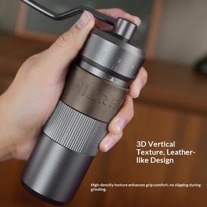 OEM/ODM <span class=keywords><strong>HiBREW</strong></span> G4B Moulin à café manuel en alliage d'aluminium à manivelle Boîte cadeau italienne pour pot Moka Petite taille pour la maison - Product Image 4