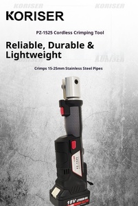 <span class=keywords><strong>Pince</strong></span> à <span class=keywords><strong>sertir</strong></span> hydraulique rechargeable PZ-1525 pour tuyaux gaz/eau/<span class=keywords><strong>PVC</strong></span>, type TH U M - Product Image 6