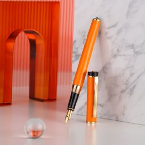 Set di Penne Stilografiche di Lusso Personalizzabili con Pennino in Acciaio Inox 314 Dorato e Custodia Professionale, Perfette <span class=keywords><strong>per</strong></span> la <span class=keywords><strong>Calligrafia</strong></span> - Product Image 1