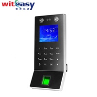 Venta barata de alta calidad 125K tarjeta facial huella digital tiempo de asistencia y dispositivo de control de acceso sin software