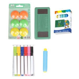 Juguete Educativo para Niños, Pizarra de Dibujo 3 en 1 con Silla, Lápices de Colores y Tiza - Product Image 2