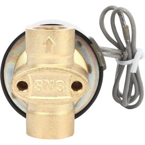 Vanne solénoïde en laiton SNS 1/4 po NPT, 12 V CC, normalement fermée, pour eau, air, diesel - Product Image 3