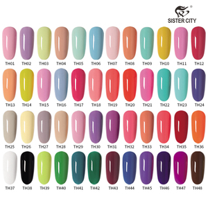 Non toxique 48 couleurs 15ml multicolore Vegan Gel vernis à ongles Kit Uv Led Gel vernis marque privée Gel vernis à ongles ensemble boîte - Product Image 3