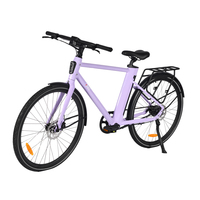 Vélo de montagne électrique à assistance au pédalage avec batterie au lithium 250W 36V10AH pour femmes, freins à disque hydrauliques, autonomie de 110 km - Rapide