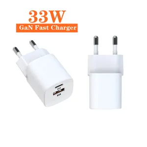 Original Usb C Fast Gan 33w Charger For Samsung Vivo Xiaomi Mobile Phone