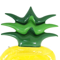 Radeau flottant gonflable pour piscine ananas Jouet flottant pour piscine extérieure pour adultes et enfants