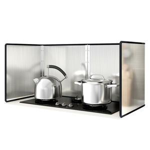 <span class=keywords><strong>Protection</strong></span> anti-éclaboussures en acier inoxydable pour la cuisson, isolation thermique, <span class=keywords><strong>protection</strong></span> anti-éclaboussures pliable, bouclier de cuisinière, accessoires de cuisine HDJL - Product Image 5