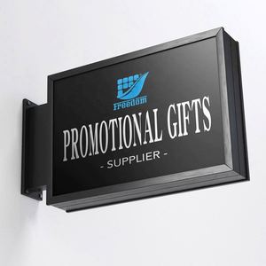 Wholesale Acrylic <b>LED</b> <b>Light</b> <b>Box</b> Sign Advertising Double Side Wall Bracket - Product Image 1
