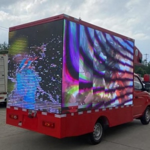 Mini Van Personalizzato con Motore a Benzina, Messaggio Pubblicitario Scorrevole, 75KW 110KW, Pubblicità 3D sul Tetto dell'Auto per Foton - Product Image 2