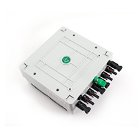 Boîtier de distribution photovoltaïque solaire FALIANG avec protection contre la foudre, 2 entrées, 2 fusibles DC 600V, MCB, SPD, étanche IP65, 8 voies