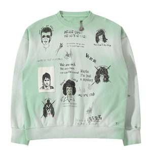 Sudadera con Capucha de <span class=keywords><strong>la</strong></span> <span class=keywords><strong>Serie</strong></span> Chaos Otoño Invierno, Estampado de Grafiti Desgastado, Estilo Vintage con Degradado, Ropa para Hombre, Sudaderas con Capucha - Product Image 3