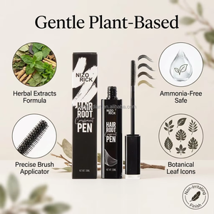 OEM Stylo de couleur capillaire temporaire imperméable, séchage rapide, couvre-racines, mascara anti-transpiration, correcteur instantané des <span class=keywords><strong>cheveux</strong></span> gris 30ml - Product Image 1