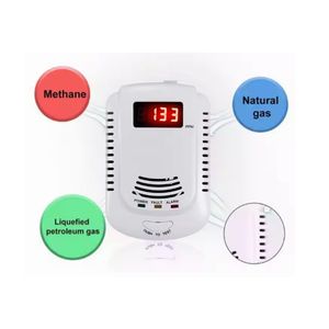 Detektor <span class=keywords><strong>Gas</strong></span> alam rumah, Sensor kebocoran Alarm propana, Metana Butana api Biogas - Product Image 1