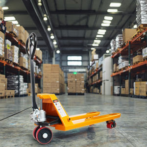 באיכות גבוהה 2t הרמת מזרן משאית יד להרים גומי גלגל טרולי חדש ידני הידראולי מתכוונן - Product Image 2