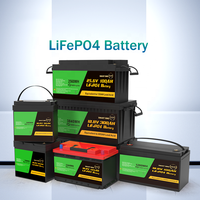 Grade A + 8000 fois 50AH 100AH 280Ah Cellule lithium-ion Lifepo4 12V 24V 48V Pack de système de stockage solaire RV