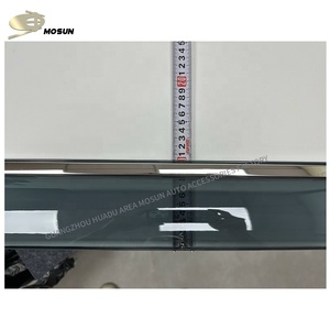 Thép không gỉ TRIM PC tiêm cửa sổ Visor cho Toyota Land Cruiser Prado lc250 2023 + PMMA thời tiết mưa lá chắn 2024 <span class=keywords><strong>2025</strong></span> - Product Image 6