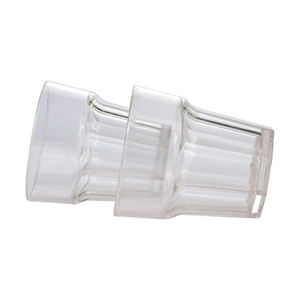 أكواب بلاستيكية أكريليك بشعار أسود حسب الطلب كؤوس زجاجية لشمبانيا أنيقة أكواب زجاجية بأزهار لحفلات الزفاف - Product Image 6