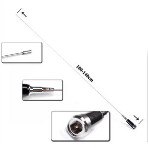เสาอากาศวิทยุติดรถยนต์ 3.4dBi พร้อมหัวต่อ PL259 134-174MHz VHF เสาอากาศ MC101 Diamonds Mobile Antenna - Product Image 2