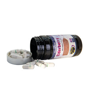 Cápsulas de Suplemento Herbal de Vitamina C y Zinc con Saúco para Adultos - Apoyo Inmunológico y Beneficios Antioxidantes 90 Cápsulas/Botella 2 - Product Image 1